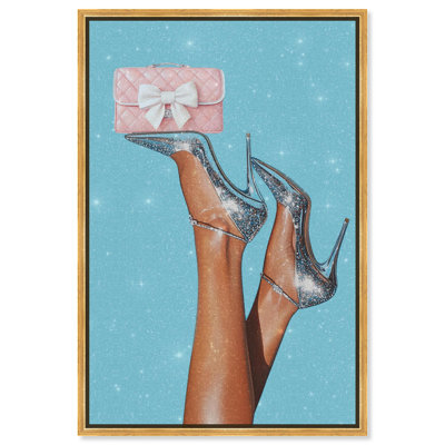 Clutch Purse on Display Canvas Fashion Art Print by