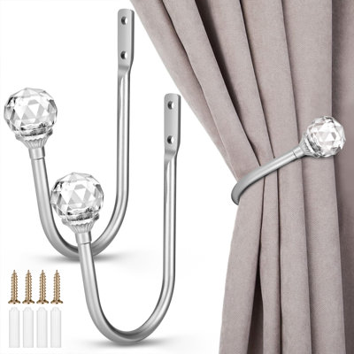 Khori 2Pack Overall Width Curtain Tiebacks Curtain Holdback