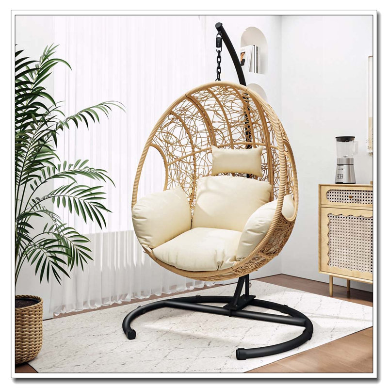 PE Wicker Hanging Egg Chair