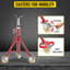 Pipe Stand, Pipe Stand, V Head Pipe Stand Adjustable Height 71.12-132.08 cm, Pipe Stands with Casters 400.1 kg, Folding Portable Pipe Stands 0.3175 to 30.48 cm Pipe Supporting, Steel Pipe Stand