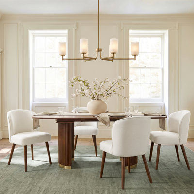 14cm H Upholstered Upholstered Back Dining Chair