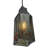 4"Sq Metro Fusion Distressed Draped Mini Pendant