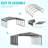20 Ft. W x 20 Ft. D Heavy-Duty Metal Carport with Galvanized Roof & Fabric Walls, Solar Light,  All-Weather Outdoor Canopy Shelter Rated 50psf Snow-123014183