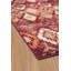 Tapis rouge à motif géométrique Randolph-23169920