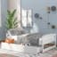 Lit plateforme simple avec deux tiroirs-1648579834