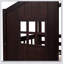Twin Over Twin House Bunk Bed With Ladder, Wood Bed-1145207102