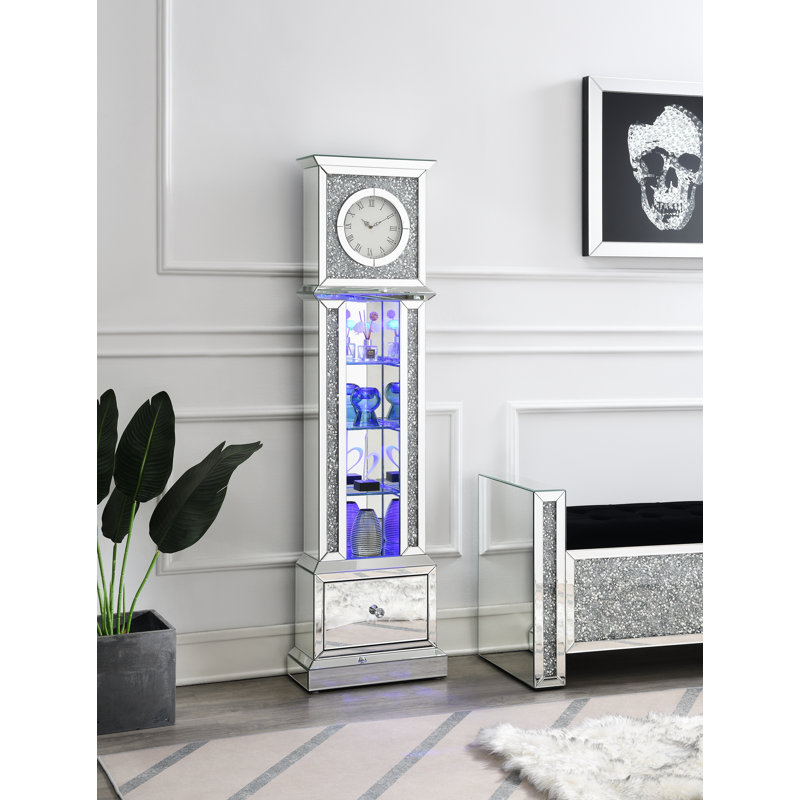 Horloge debout avec lumière DEL à changement de couleur