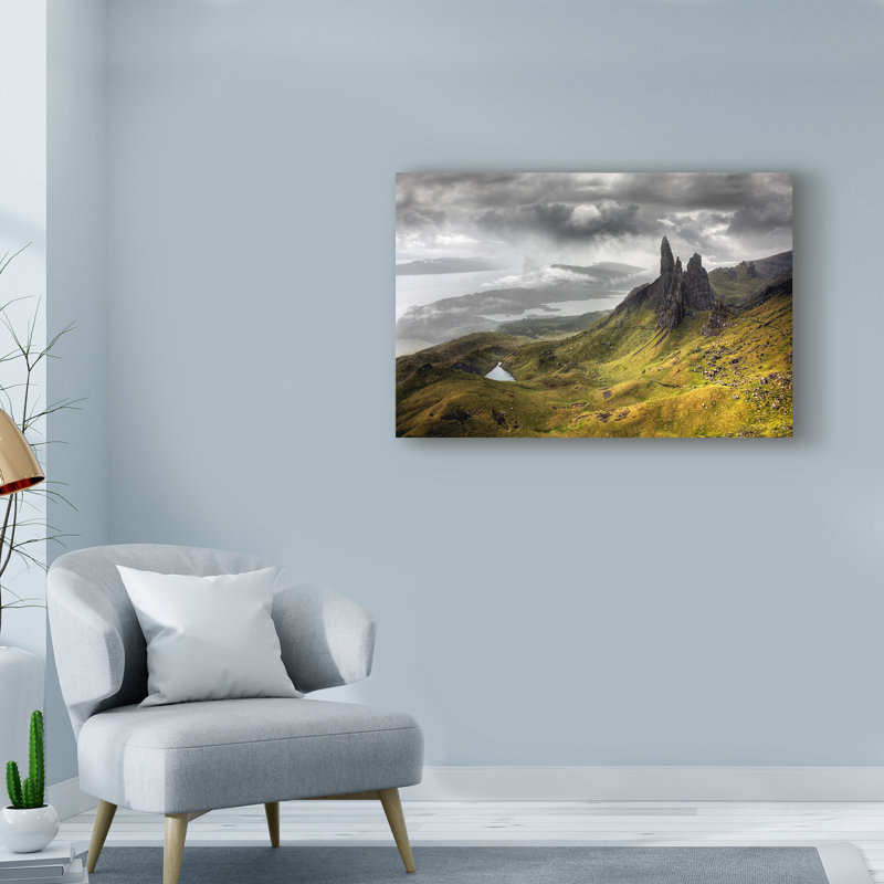 « écosse 1 », reproduction de photo sur toile tendue, H 12 po x l 19 po x P 2 po
