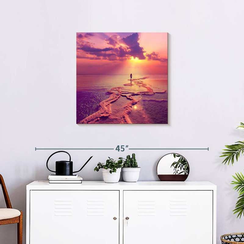 Gillard Dead Sea Sunrise Stroll, 24" H x 24" W