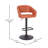 Amberlie Modern Upholstered Adjustable-Height Barstool with Footrest by Flash Furniture-112687775-68087817-112687774
