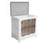 210L Foldable Storage Bin Collapsible Storage Box with Wheels for Clothes Toys Blankets