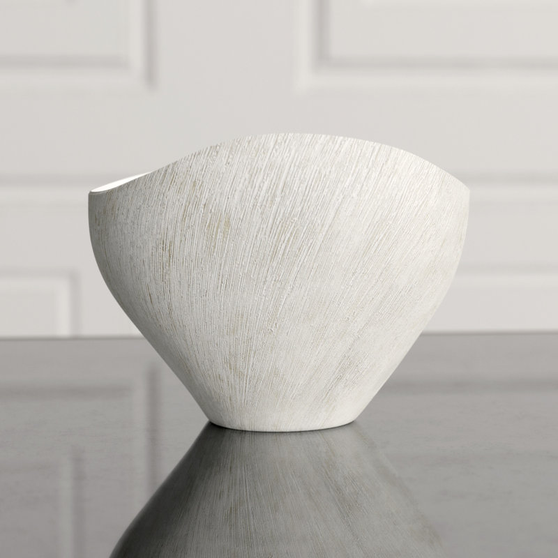 Selena Ceramic / Porcelain Table Vase, 6.25" H x 8.25" W x 6.75" D