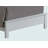 Contemporary Twin Bed In Elegant White