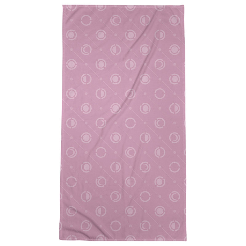 Skeffingt Beach Towel, Dark Pink/Baby Pink