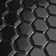 Metro 1" Hex Matte Black 10-1/4" x 11-7/8" Porcelain Mosaic Floor and Wall Tile