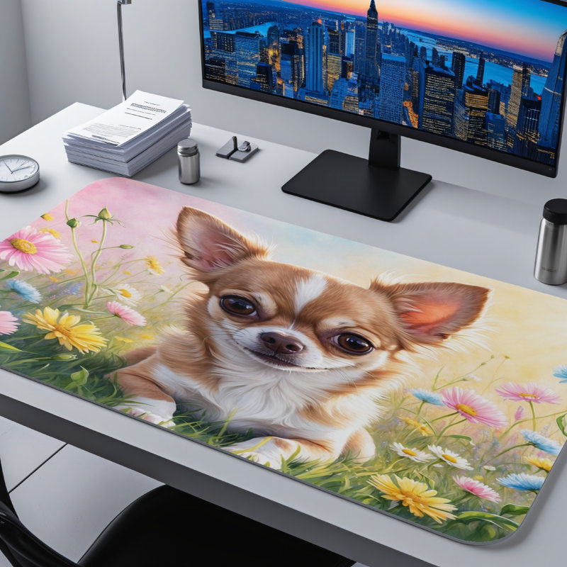 Polyester Desk Pad, 31.5x15.5