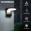 Neah Black 16cm H Integrated LED Outdoor Armed Sconce