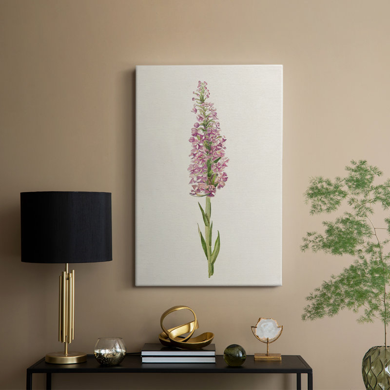 Mauve Garden Flowers I - galerie sur mesure, H 36 po x l 24 po