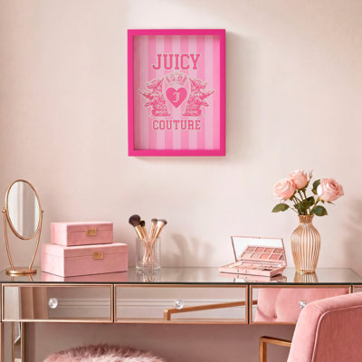 Tableau en boîte d'ombre Juicy Couture