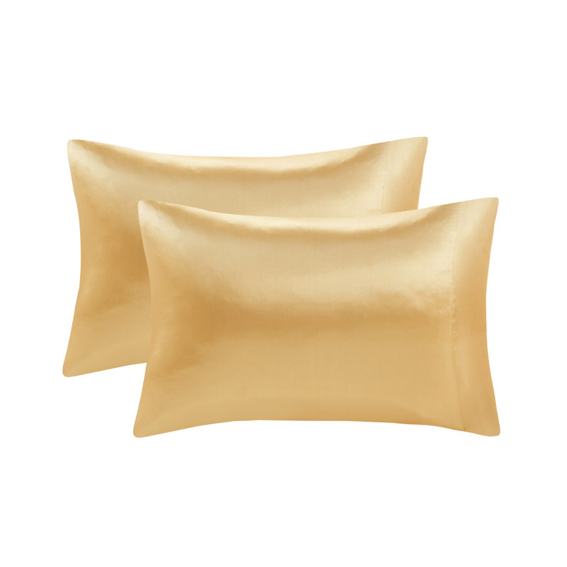 Navy Satin Standard/Queen Pillowcase Set