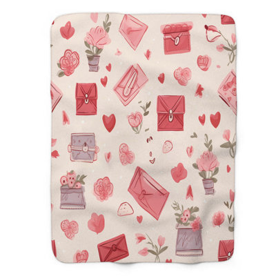 Pink Classic - 1 Piece Premium Sherpa Blanket