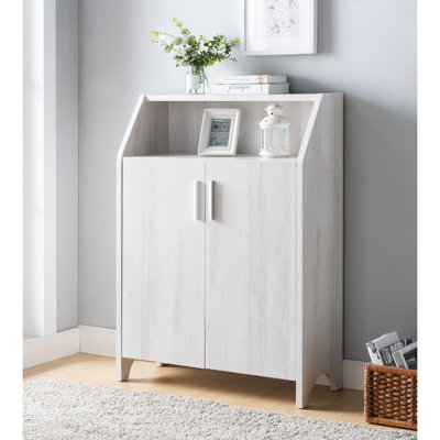 Armoire de rangement pour chaussures en chêne 15 paires