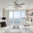 52" Modern Glam Crystal Ceiling Fan with Light and Remote Control, 3 Speeds Reversible Ceiling Fan For Bedroom-49370574