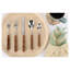 BIA Cordon Bleu Byblos 5 Piece 18/10 Stainless Steel Flatware Set, Service for 1