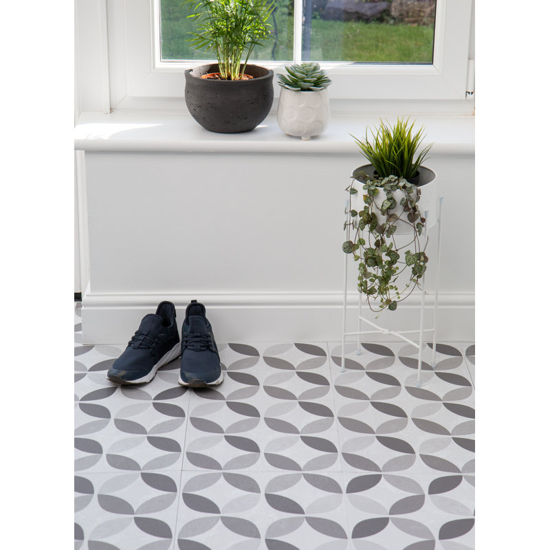 Haywa Peel and Stick Vinyl 30 x 30cm PVC Mosaic Tile in Grey