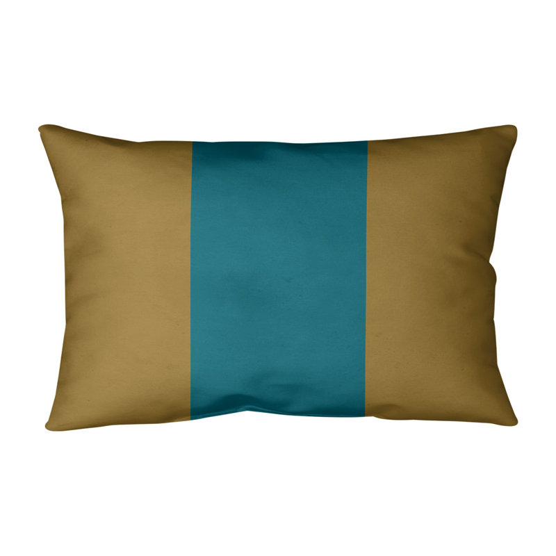 Coussin lombaire intérieur/extérieur baltimore retour, Doré / Sarcelle
