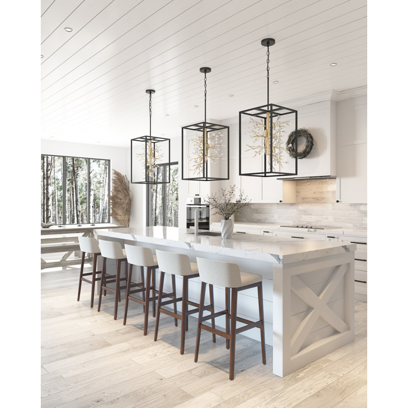 Jacub 4 - Light Square/Rectangle Chandelier