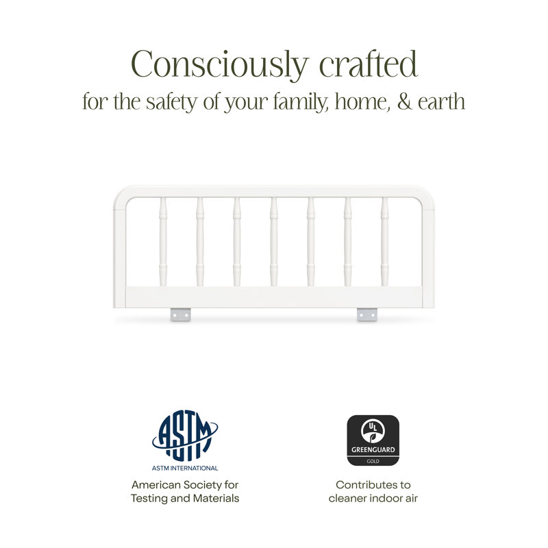 Liberty Spindle Twin/Full Bed Guardrail, Warm White