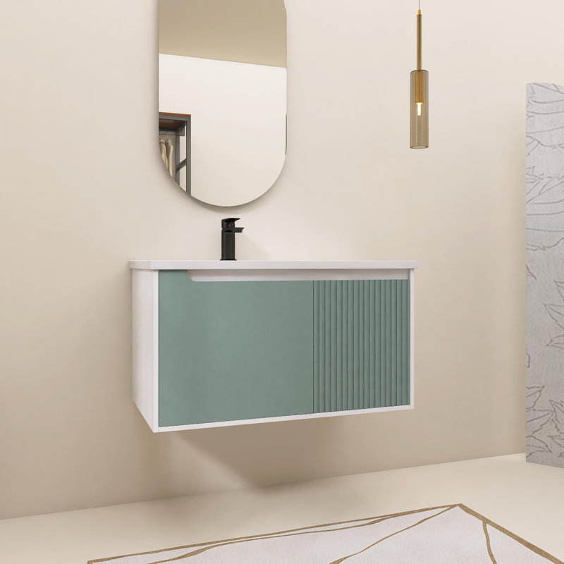 36'' Single Bathroom Vanity With Ceramic Top