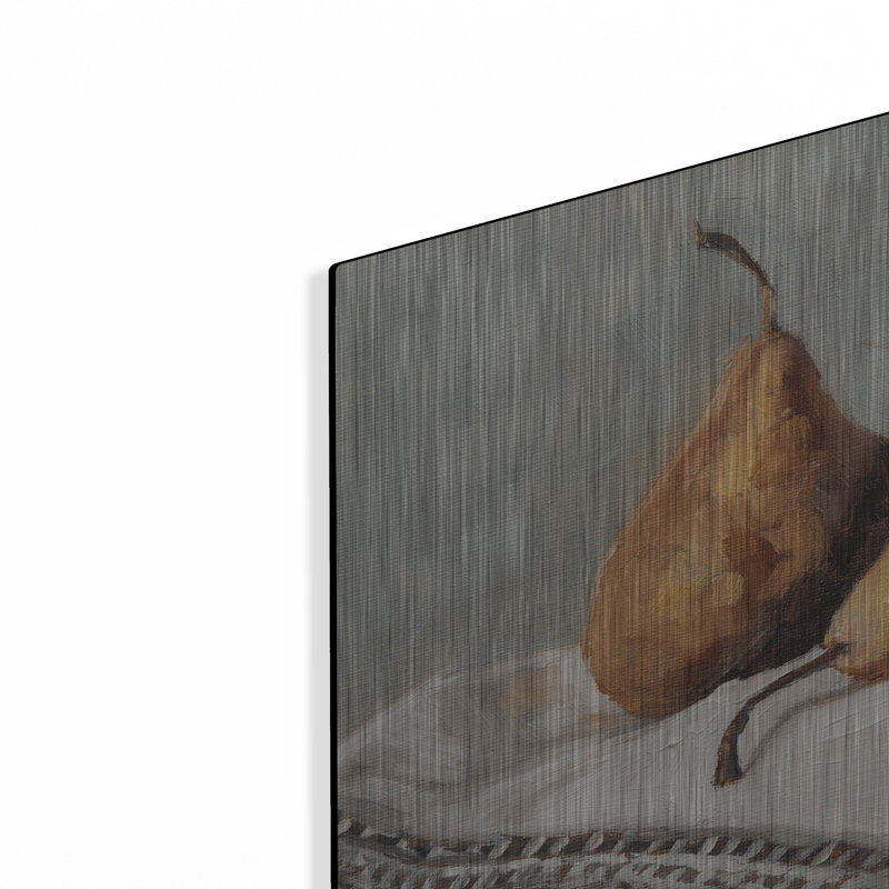  «Paire de poires 2» par Marian Parsons, art mural en métal, 24 po x 16 po, H 16 po x l 24 po
