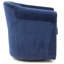 Fauteuil demi-tonneau pivotant en polyester 30,5 po Anstett-267701718