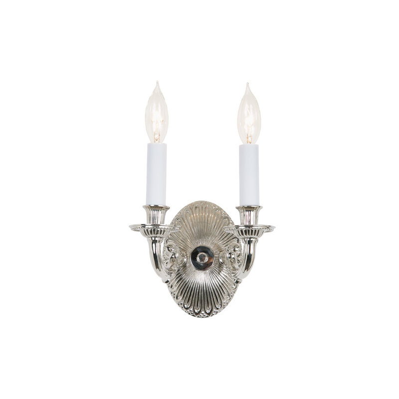 Soukup Candle Wall Light, Pewter