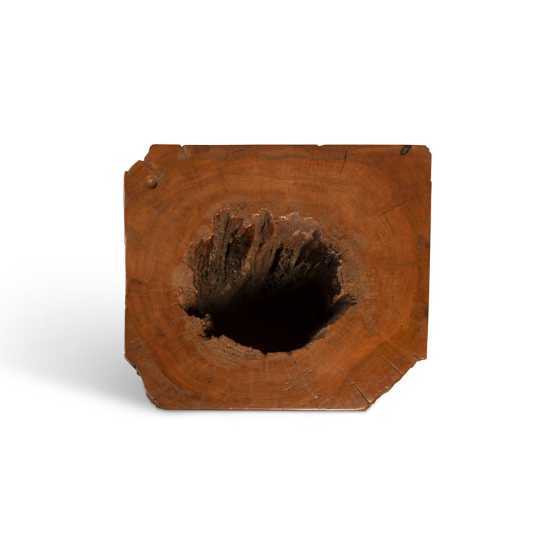 Origins Solid Wood Abstract End Table