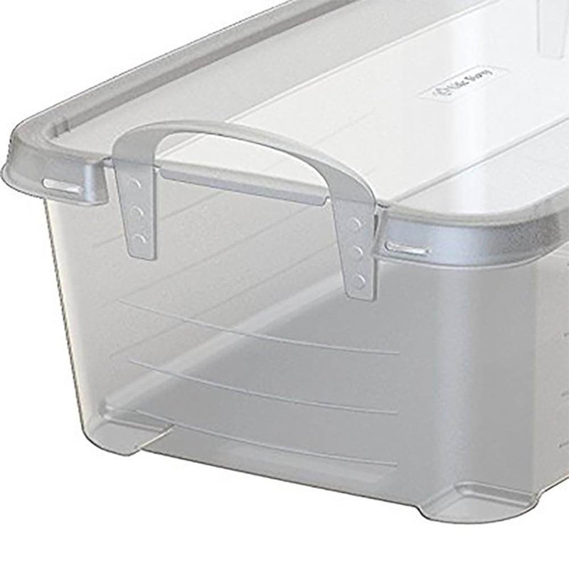 Life Story 55 Quart Stackable Home Organization Lidded Storage Container, White, 14 qt.