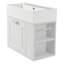 Meuble-lavabo mural de 21,8 po avec lavabo, armoire flottante murale, grand tiroir, tablette réglable, porte-papier hygiénique, système de fermeture en douceur-691323866