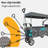 Push & Pull Utility Folding Wagon With Removable Canopy