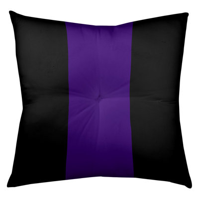 Striped Reversible Throw Pillow