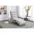 Tissu en polyester gris clair