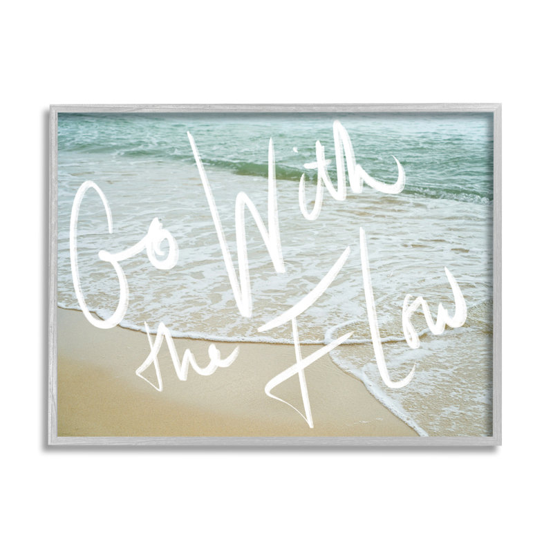 «Kaniel Go with the Flow Expression Beach Tide» par Daphne Polselli - impression, H 16 po x l 20 po