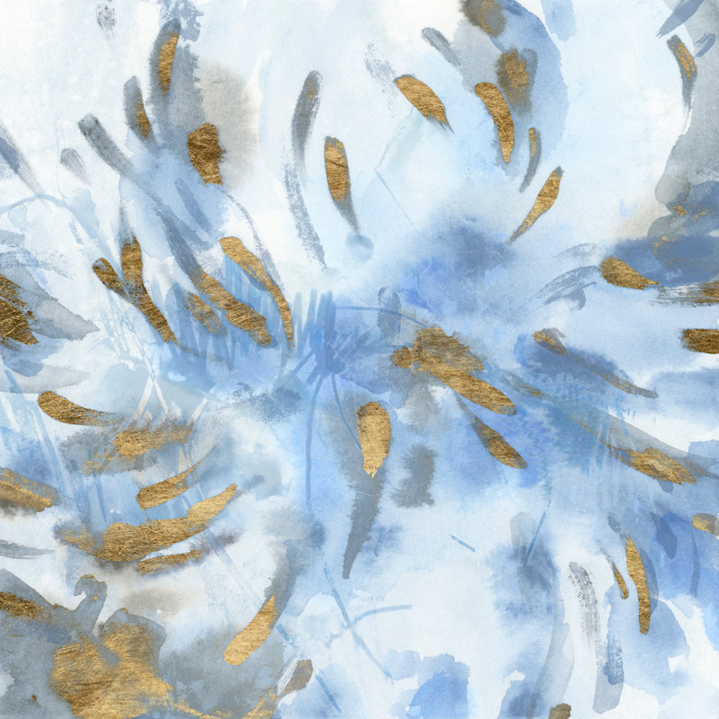 Estrella Azul II by June Erica Vess - Wrapped Canvas Print, 30 cm H x 30 cm W