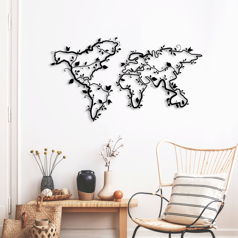 Wall Decor on Metal, 61cm H x 110cm W