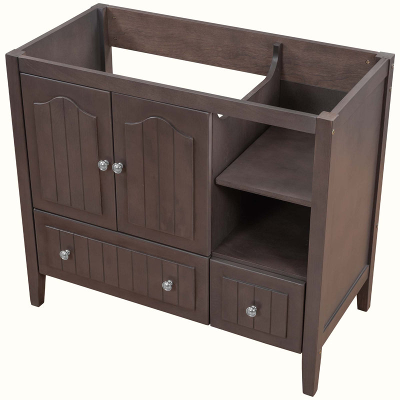 35,04 Base de meuble-lavabo simple seulement, Brun