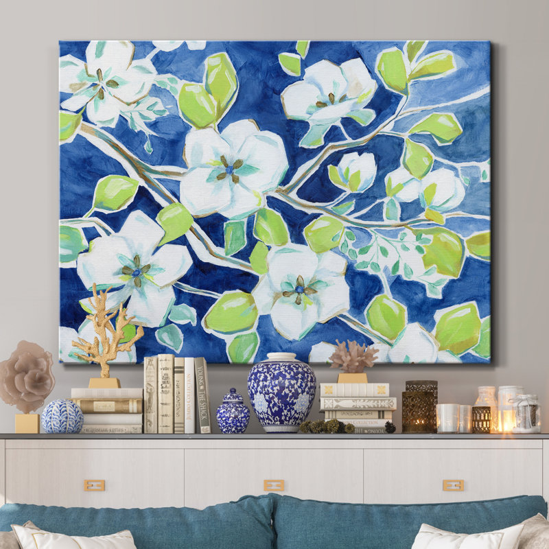 «Modern Garden V» par J Paul, reproduction d'art sur toile tendue, H 20 po x l 16 po x P 1 po
