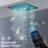 16" Flush Mounted 4-Function Thermostatic Luxury Complete Shower System with LED and Bluetooth Music-105831518
