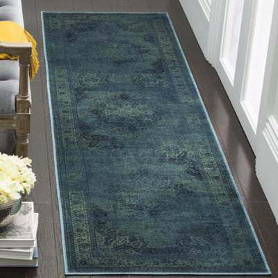 Evanoff Oriental Blue/Multi Area Rug