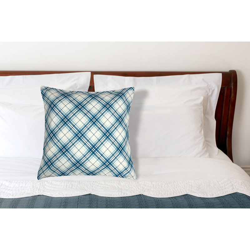 Oreiller de soutien en polyester Blakeney, Bleu